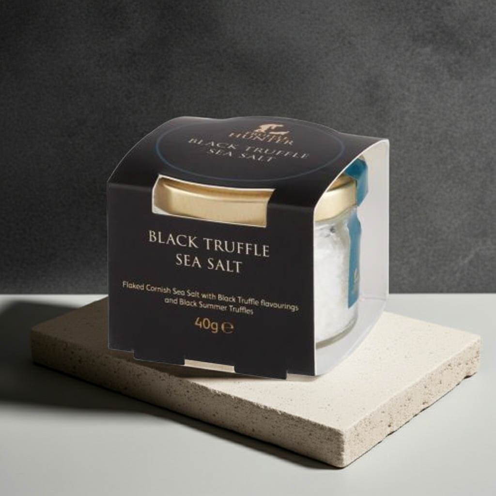 Flaked Black Truffle Sea Salt