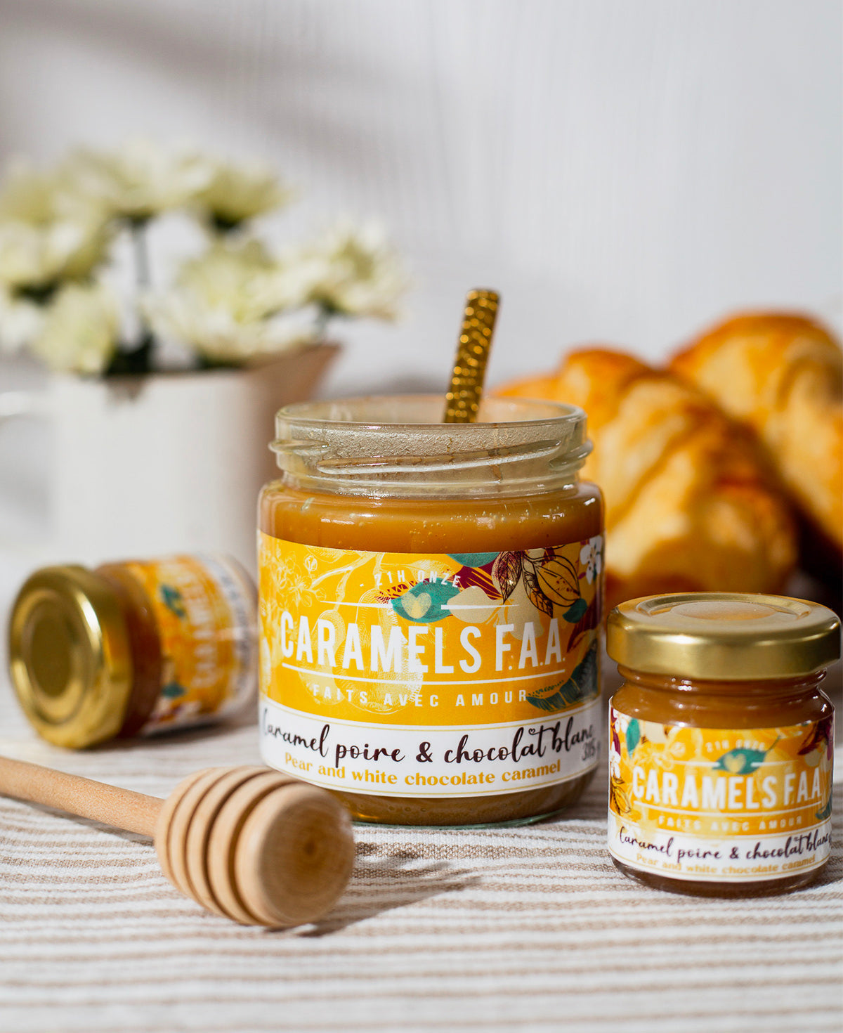 Caramel Poires & Chocolat Blanc – Château Vert l'art du terroir
