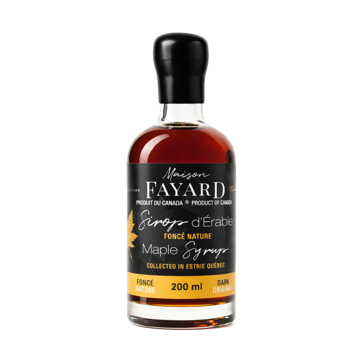 Sirop d’Érable Foncé Nature – Château Vert l'art du terroir