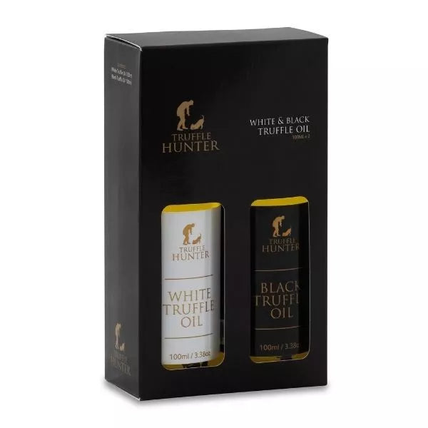 Duo d'Huiles de Truffe Noire et Blanche (2×100ml) – Château Vert l'art du terroir
