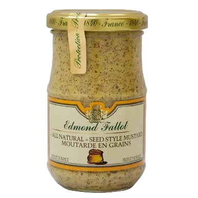 Moutarde de Dijon à l'ancienne Edmond Fallot 210ml grains entiers