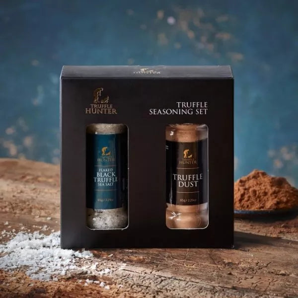 Coffret Assaisonnement Truffe — Poudre et Sel de Mer – Château Vert l'art du terroir