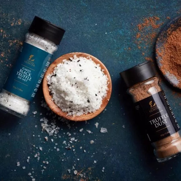 Coffret Assaisonnement Truffe — Poudre et Sel de Mer – Château Vert l'art du terroir