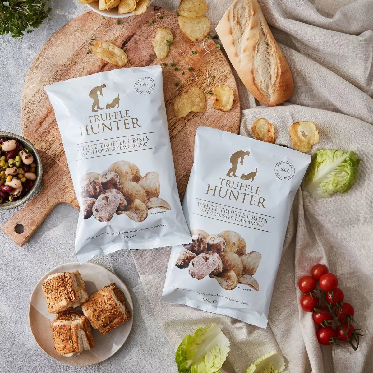 Chips à la Truffe Blanche Saveur Homard (150g) – Château Vert l'art du terroir